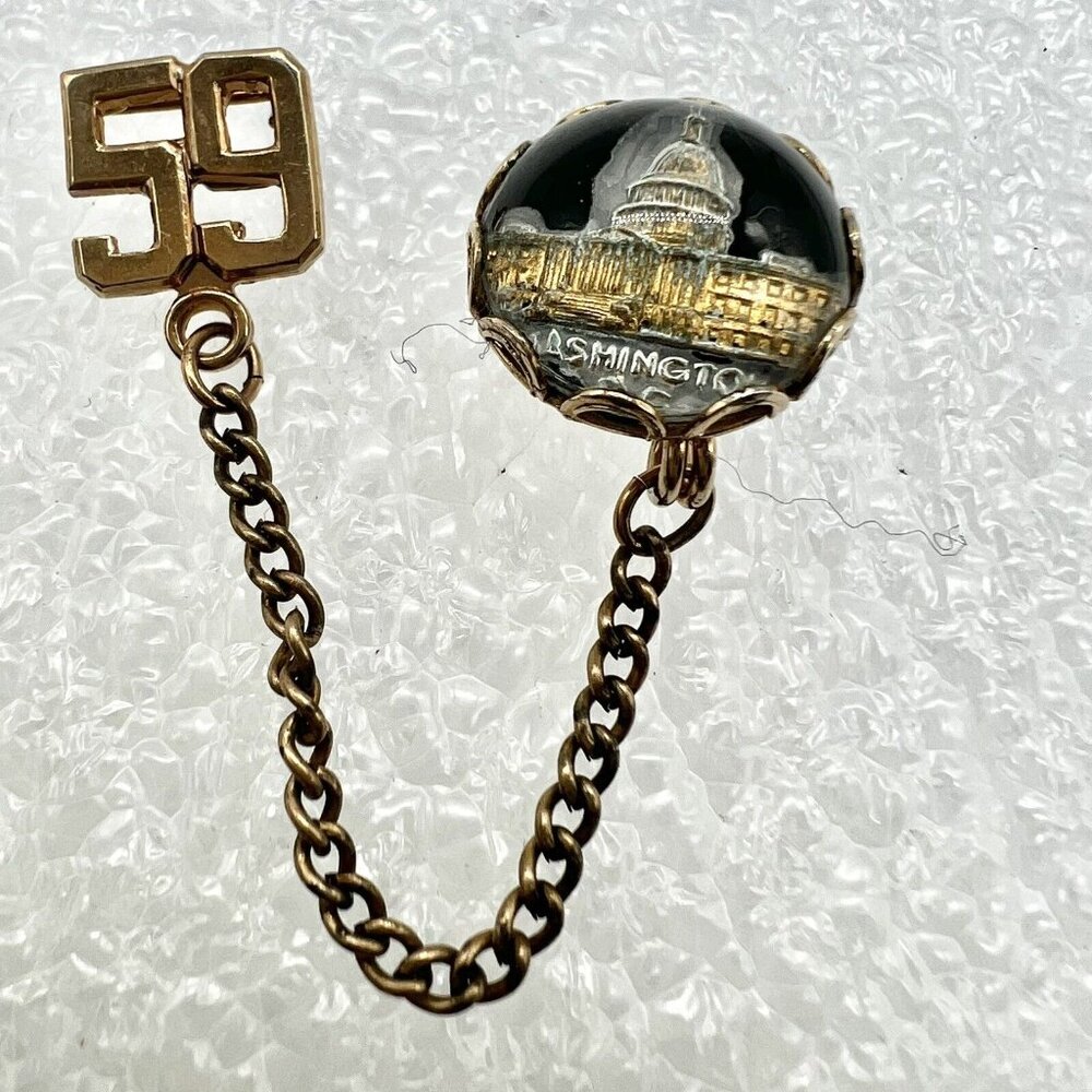 Vintage Washington DC Souvenir Lapel Pin 1959